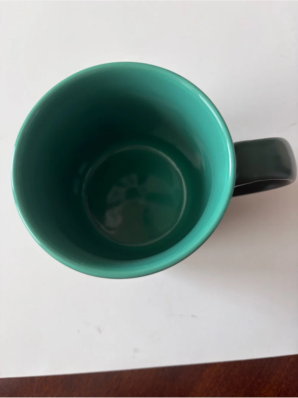 Starbucks Green ceramic mug 2024